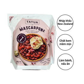  *Giá Kho* Phô mai mascarpone Tatua gói 500g 