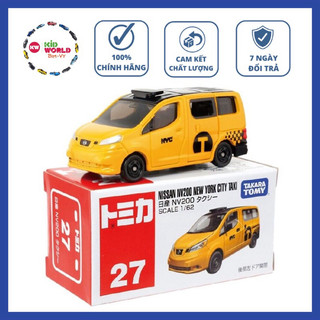 Xe mô hình Tomica Box Nissan NV200 New York City Taxi. No.27. Tỷ lệ 1:62.