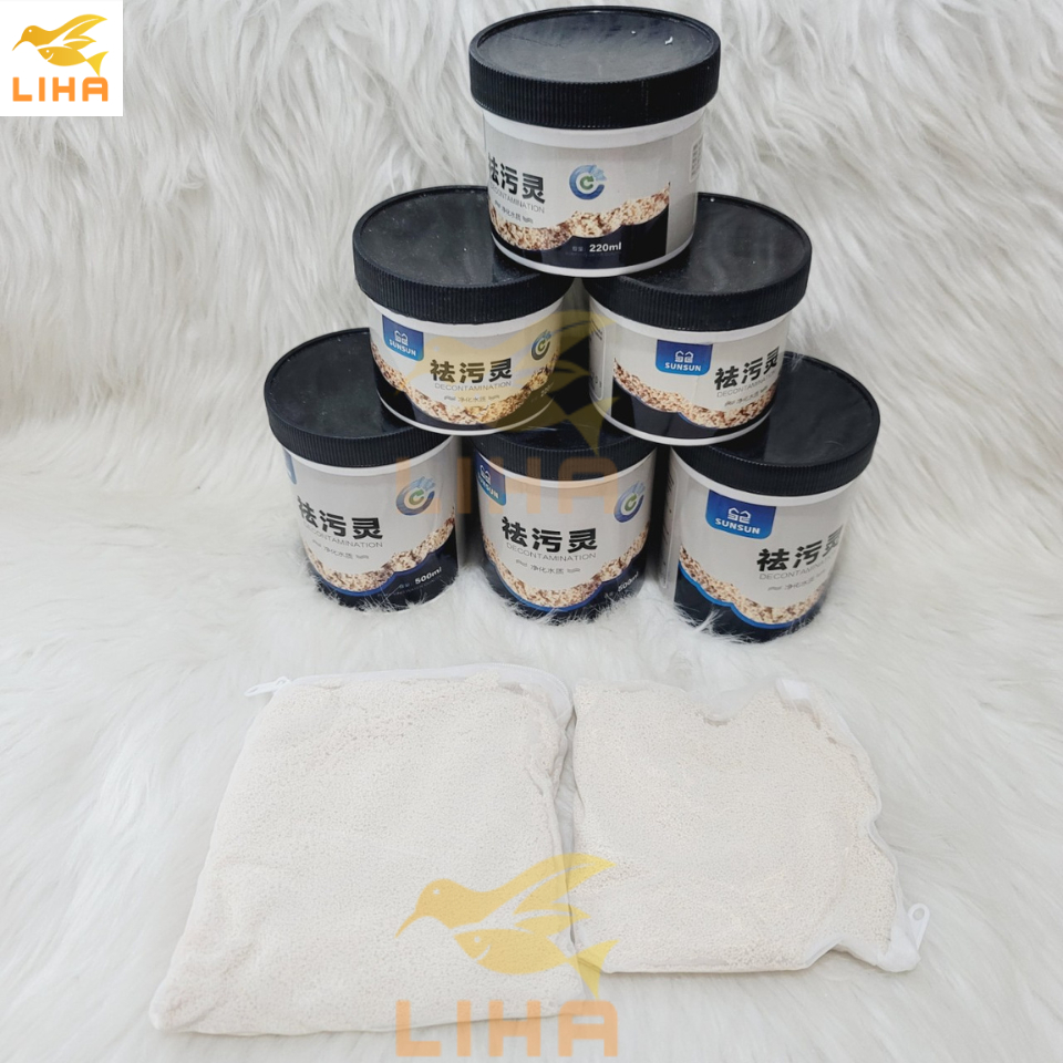 Vật Liệu Lọc Purigen Sunsun (Kèm Túi Lưới) - Vật Liệu Lọc Cho Bể Cá