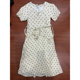 Váy dài tiểu thư tay bồng size s m