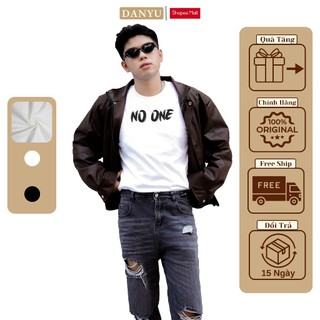 Áo thun unisex danyu in chữ hot trend phong cách hàn quốc áo thun form rộng chất cotton thoáng mát