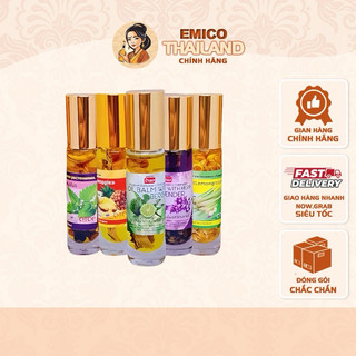 Dầu gió lăn thảo dược banna otop oil balm with herb thái lan 10ml