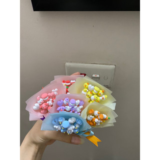 Bó Hoa Mini , Hoa Đất Sét, Hoa Cute