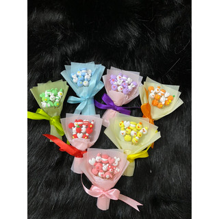 Bó hoa mini , hoa đất sét, hoa cute