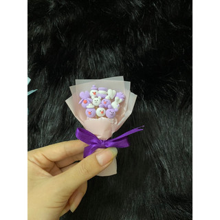 Bó Hoa Mini , Hoa Đất Sét, Hoa Cute