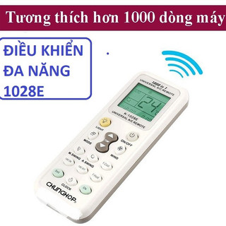 REMOTE MÁY LẠNH ĐA NĂNG 1028 CHUNGHOP - ĐIỀU KHIỂN MỌI LOẠI MÁY LẠNH BẢO HÀNH 1 NĂM