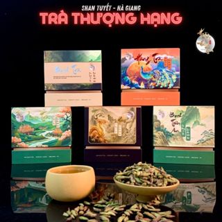 Ngũ Đại Danh Trà Việt THƯỢNG HẠNG Shan Tuyết Cổ Thụ 300 Tuổi Chè Thơm Hà Giang Trà Đạo Hộp Quà Tặng