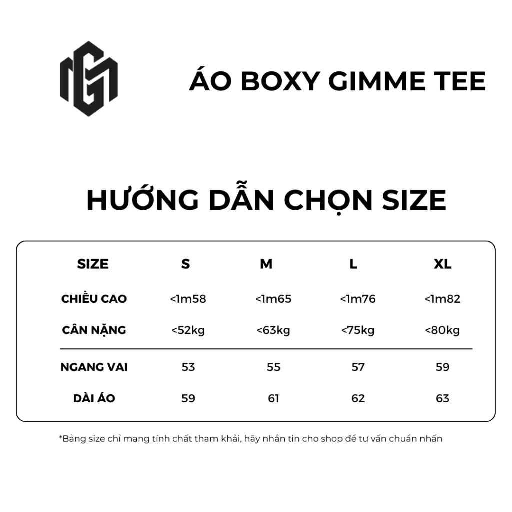 Áo Thun Boxy Gimme - Premium Cotton Sợi Đôi - 250gsm 2 Chiều - GMBX1 | BigBuy360 - bigbuy360.vn