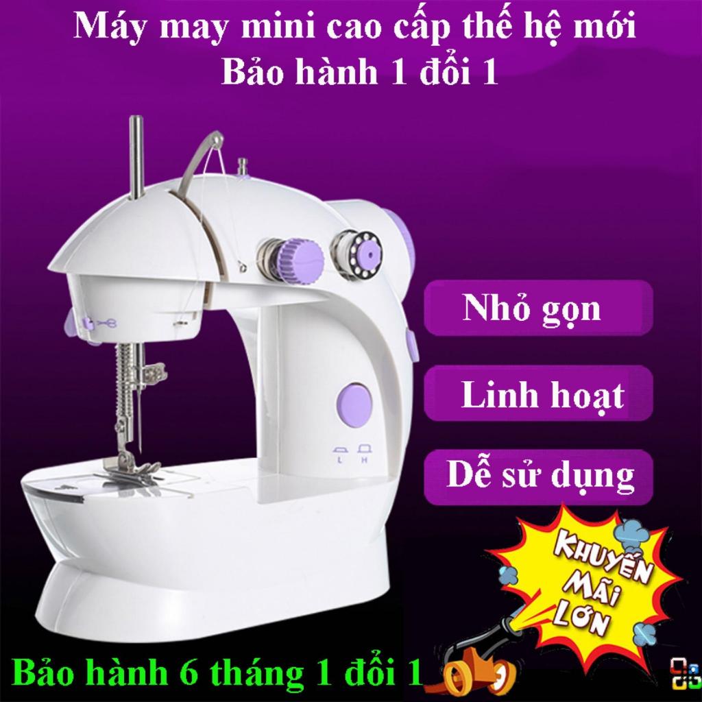 Máy May Để Bàn Nhỏ Gọn Mini Gia Đình Có Đèn Led Dễ Dàng Sử Dụng