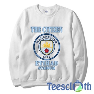 [ Có size từ 29-89kg] Sweater  cổ tròn Man City, áo nỉ không mũ MC nam nữ mặc fom cưc đẹp