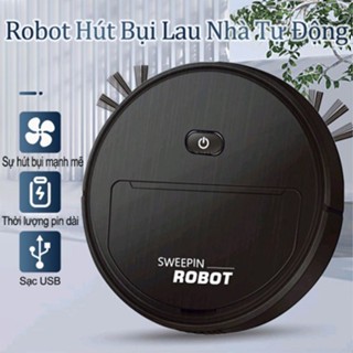 Robot Hút Bụi Lau Nhà 3in1 Cao Cấp - Phiên Bản Nâng Cấp Thông Minh