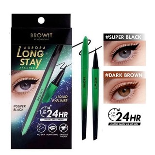 Kẻ Mắt Browit By Nongchat Aurora Long Stay Eyeliner 0.5g Siêu Sắc Nét, siêu bền màu, chống thấm nước, chống lem trôi
