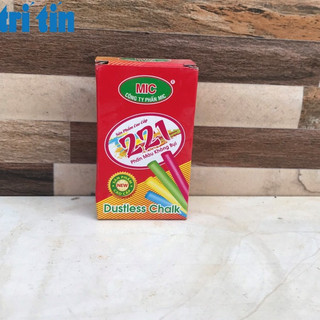 Hộp đựng  phấn trắng  kèm đồ lau bảng viết bảng học sinh (vpp Tritin)