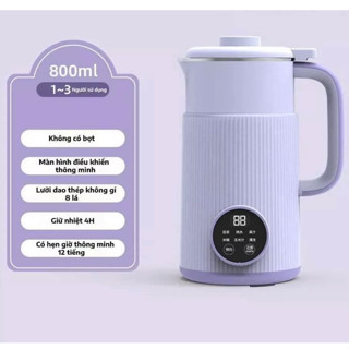Máy Làm Sữa Hạt Đa Năng Công Suất Lớn Dung Tích 800ml Hẹn Giờ Thông Minh Công Suất 600W