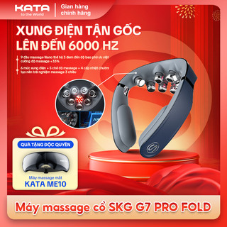 Máy massage cổ skg g7 pro xung điện + massage vật lý giúp giảm đau mỏi cổ vai gáy | kata technology