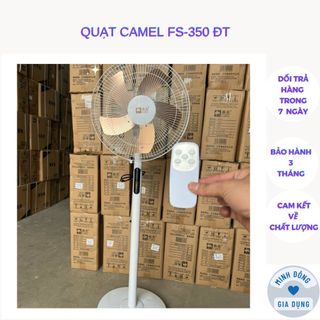 Quạt cây đứng camel 5 cánh fs-350 điều khiển- bảo hành 12 tháng