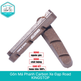Cặp Gôn Má Phanh Xe Đạp Road Carbon KINGSTOP – 2 Gôm Phanh Chất Lượng Cao