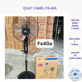 Quạt cây đứng camel 5 cánh fs-40a, bảo hành 12 tháng