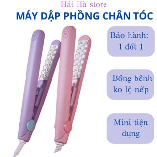 Máy dập phồng chân tóc- Máy dập xù chân tóc mini răng hạt ngô 3D