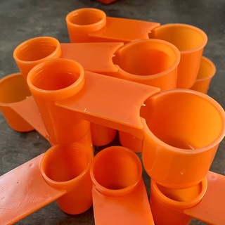 Combo 5 máng uống gắn nút chai cho chim gia cầm , máng uống tự động gắn chai tiện lợi