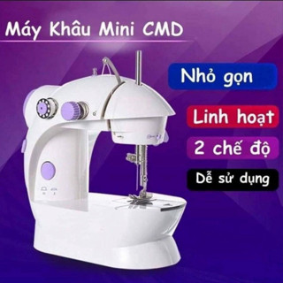 Máy May Mini Để Bàn - Máy Khâu Gia Đình Thiết Kế Nhỏ Gọn Tiện Lợi Cao Cấp Bảo Hành 12 Tháng
