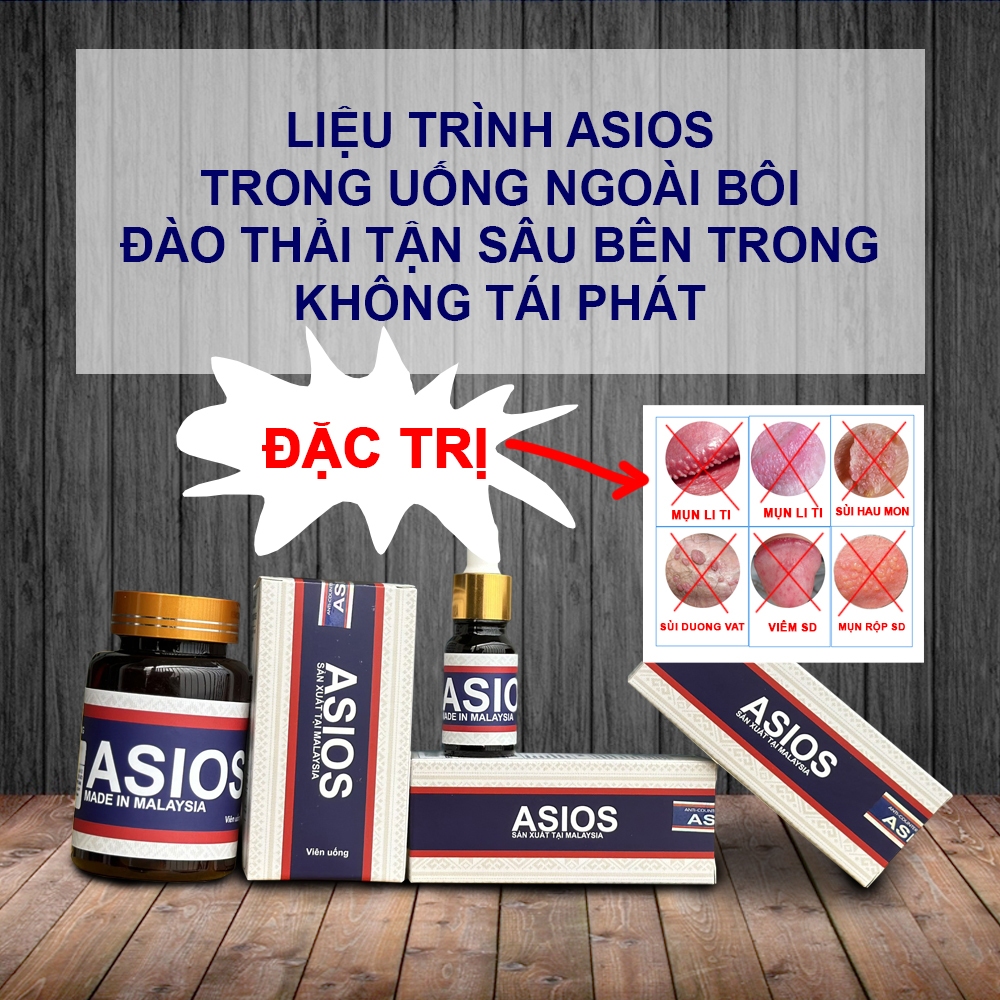 [KHÔNG ĐAU RÁT]Thổi bay sùi mào gà, gai sinh dục, hạt ngọc dv không đau rát ASIOS nhập khẩu chính hãng Malaysia
