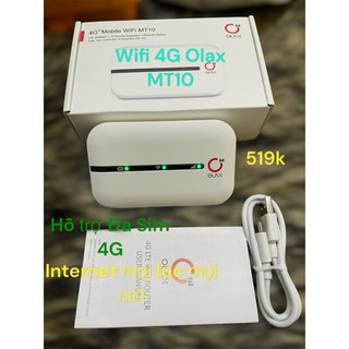 Bộ Phát Wifi 4G Olax MT10 tốc độ 150M_ pin 3000mah cổng sạc Type C chính hãng