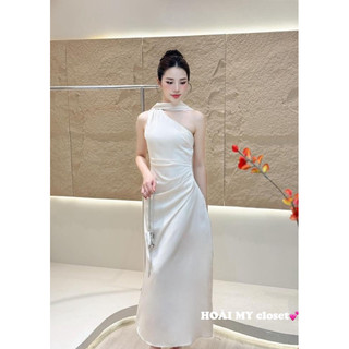 Váy lụa chéo vai dây cổ siêu xinh
