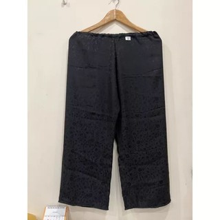 Quần lanh đen ống rộng cho mẹ cho bà