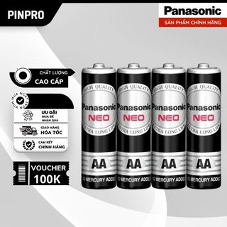 Pin aa panasonic neo 1,5v r6nt vỉ 4 viên - hàng chính hãng