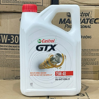 Dầu nhớt động cơ castrol gtx 15w-40 4l