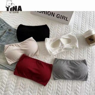  Áo bra nữ không dây mặc cúp ngực áo ống đệm mút mỏng ôm ngực mềm mịn thoáng mát YUKI STORE 1183 
