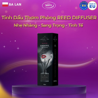 Tinh dầu thơm phòng tasotti reed diffuser tinh dầu xông phòng que gỗ tự khuếch tán thanh lọc khử mùi không khí