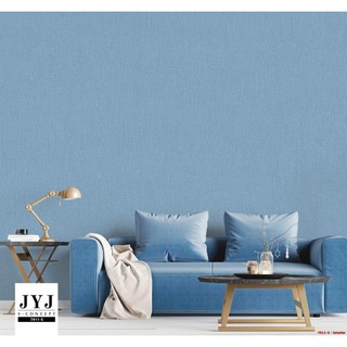 Giấy dán tường màu xanh giấy hàn quốc 16,5m2/ cuộn