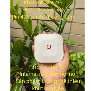 Bộ Phát Wifi 4G Olax MT30 Pin 4000MAH Cổng Sạc Type C / Có Cổng Lan Sử Dụng Được Sim Wintel