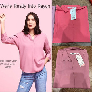 Áo sơ mi nữ Rayon Uni.qlo