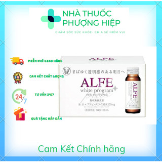  ALFE white program bổ sung collagen cho da giúp giữ ẩm da. Hỗ trợ làm giảm nám và sạm da 1 Hộp tặng 1 chai  