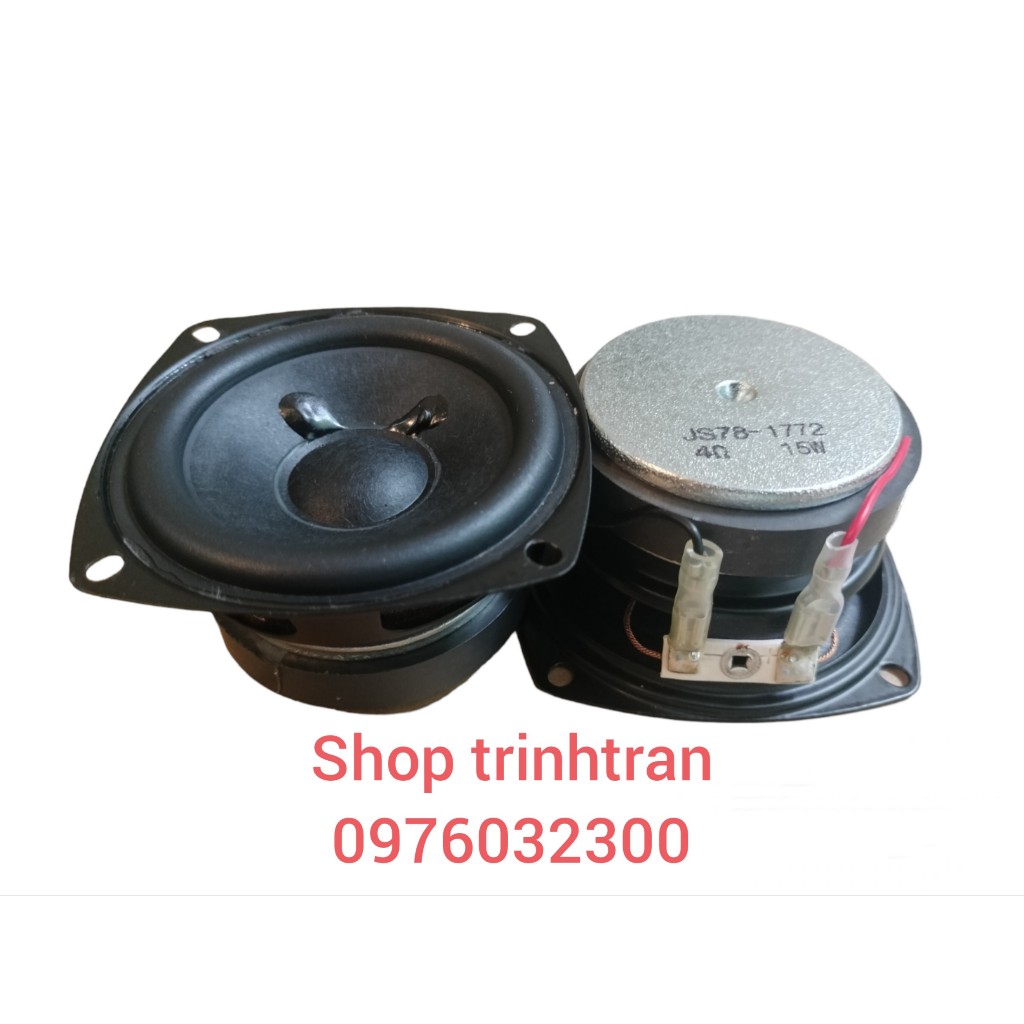 Loa Mid bass 3inch, 4Ohm, 15W, tháo loa, nam châm lớn chất lượng cao, làm loa thùng, loa bluetooth. 