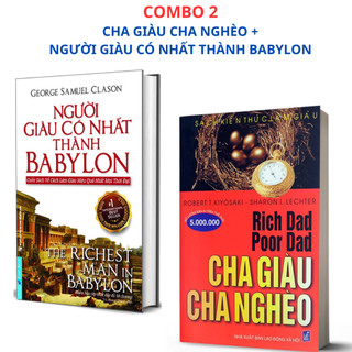 Sách - Người giàu nhất thành Babylon - Combo Cha giàu cha nghèo