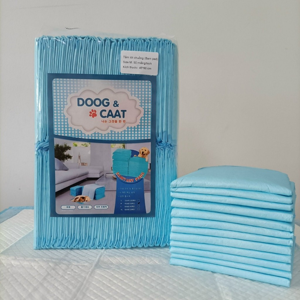 (Hỏa Tốc HCM) Tã Lót Vệ Sinh Cho Chó Mèo, Lót Chuồng, Khử Mùi Than Hoạt Tính, Thấm Hút Tốt