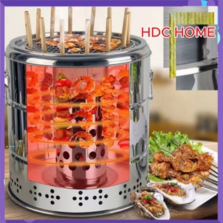 Bếp Nướng Than Hoa Không Khói Dùng Cho Dã Ngoại, Chất Liệu Inox Chống Gỉ