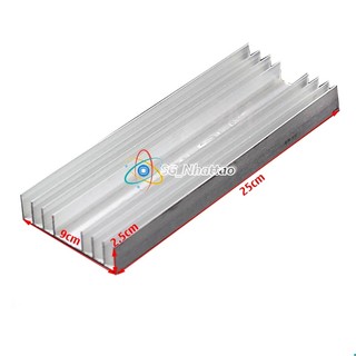 Nhôm tản nhiệt 25x9x2.5cm