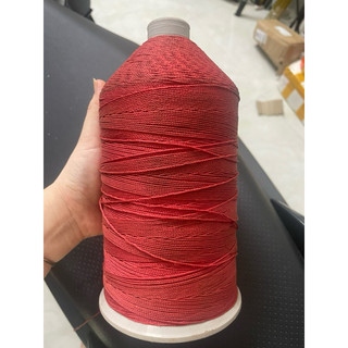 Cuộn dây dù đỏ 1kg sợi 1li , khâu giày dép, ví da
