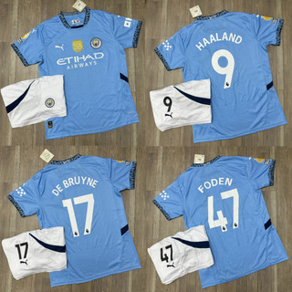 Quần Áo Bóng Đá CLB Manchester City Sân Nhà 2025 - Quần Áo Đá Banh CLB Manchester City 2025 - Vải Gai Thái