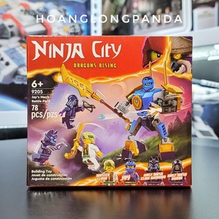   Ninja  Đồ chơi lắp ráp Ninja City 9205 | Jay's Mech Battle Pack | 78 chi tiết 
