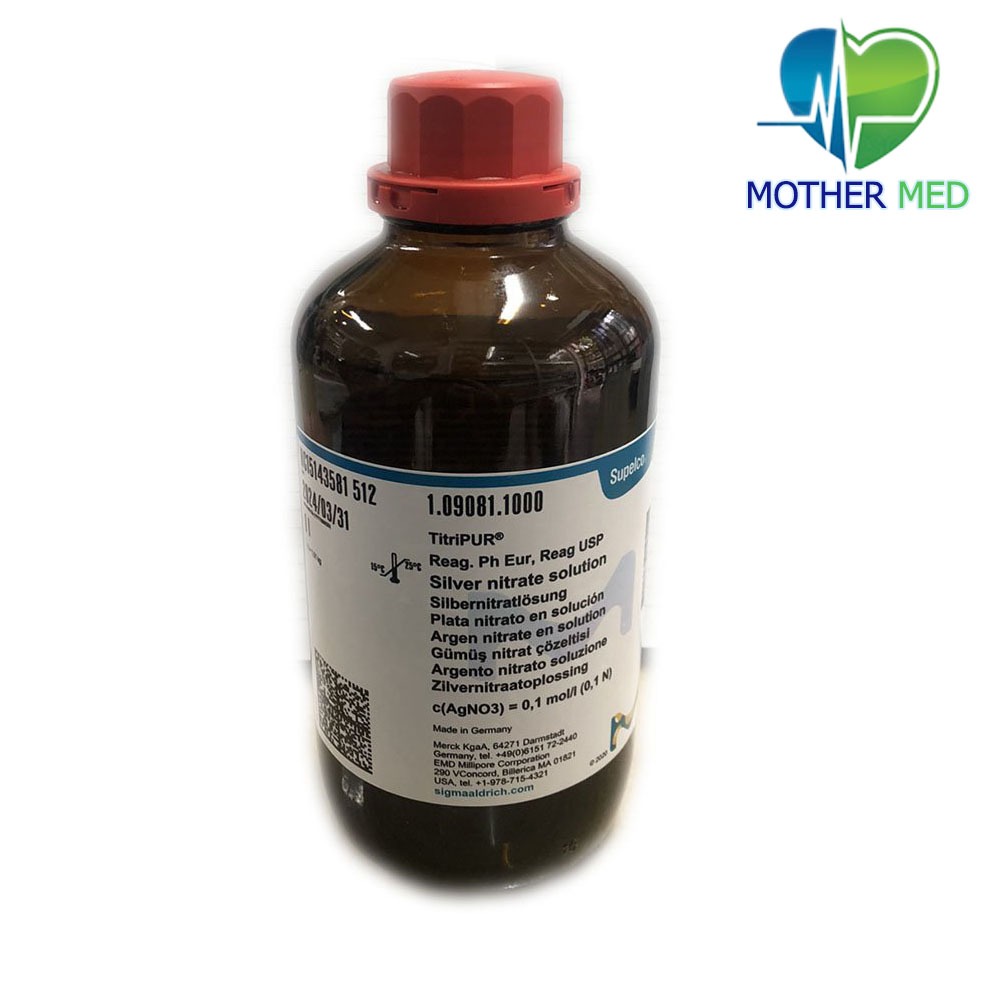 Hóa chất AgNO3 1000ml, bạc nitrat - Hàng chính hãng Đức