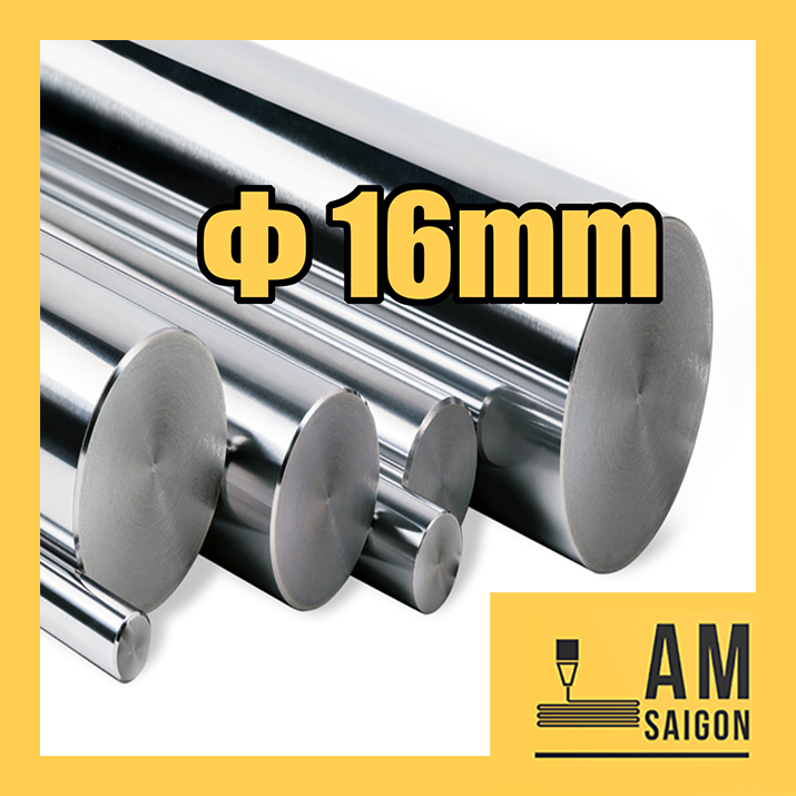 [ PHI 16 ] - THANH TRƯỢT TRÒN MẠ CROM PHI 16 - TY TRƯỢT TRÒN PHI 16