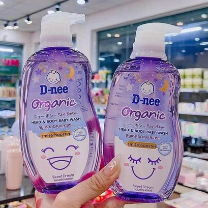 [Chính Hãng] Sữa tắm gội toàn thân Dnee cho bé chai 800ml