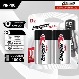 Pin đại d energizer e95 bp2 1,5v vỉ 2 viên - hàng chính hãng