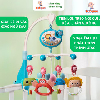 Đồ Chơi Treo Nôi, Quà Tặng Thôi Nôi, Kích Thích Thị Giác Cho Bé Sơ Sinh Phát Nhạc, Có Đèn Chiếu Hình